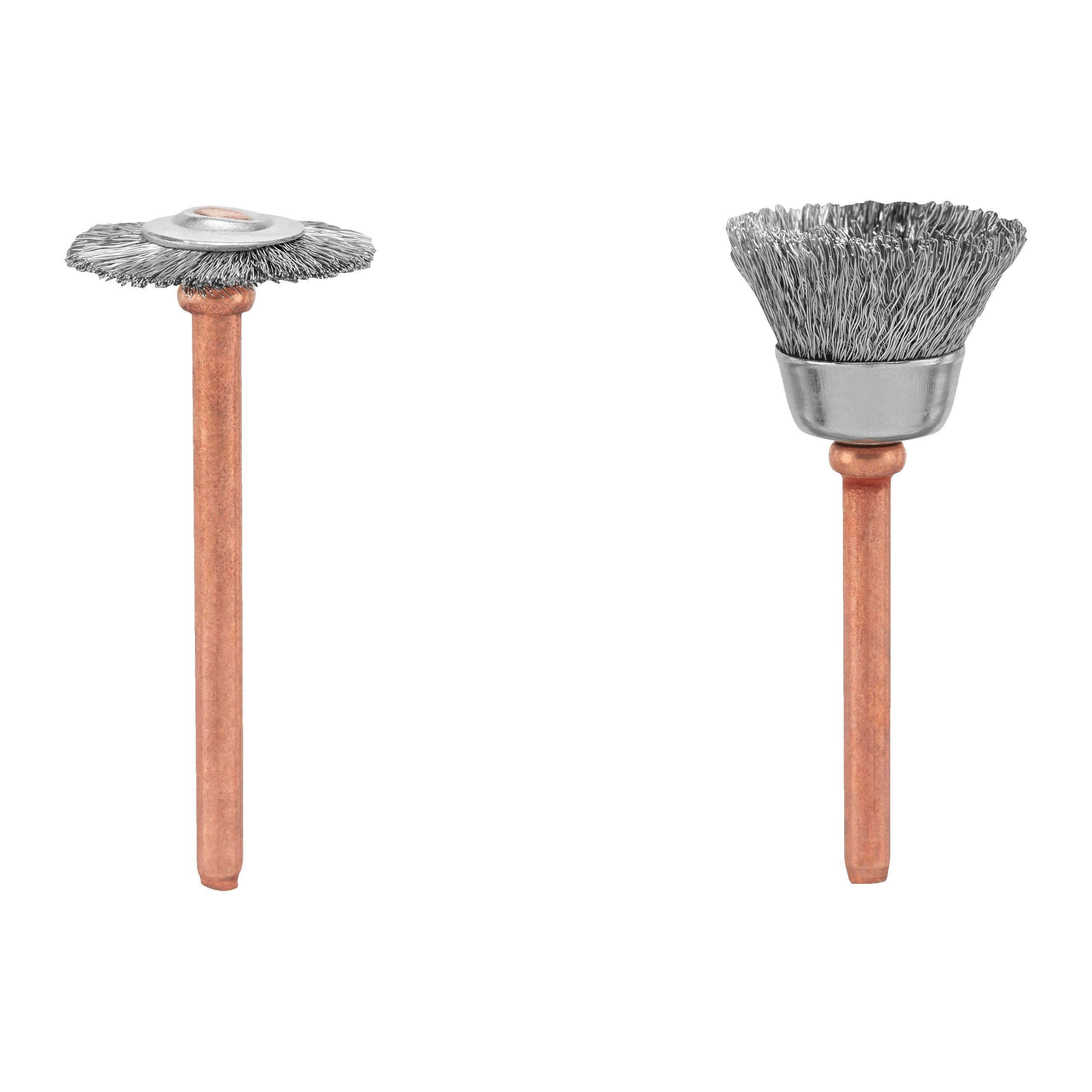 Duo de brosses en acier au carbone 17 mm et 19 mm