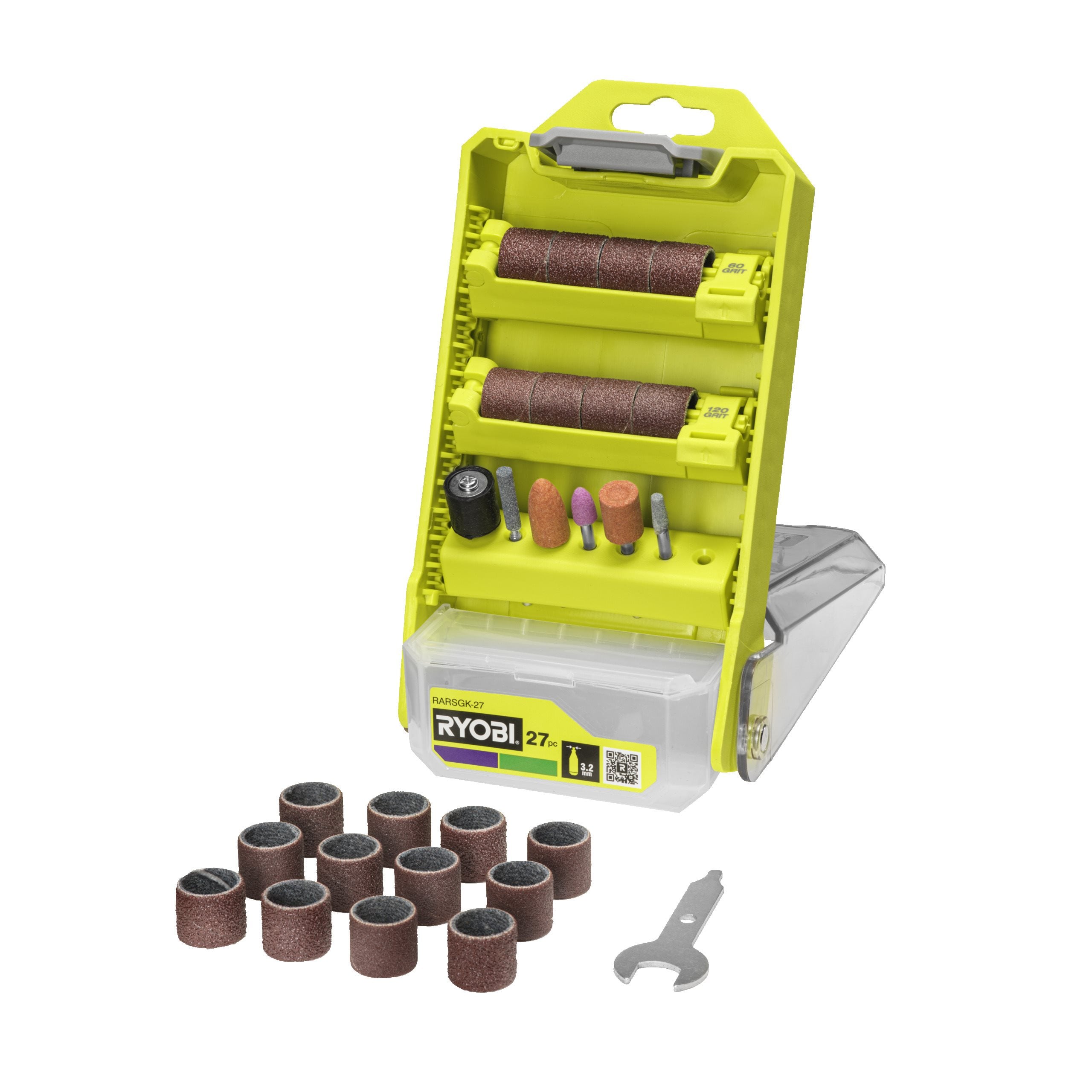 Coffret 27 pcs ponçage / meulage