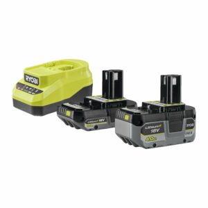 Pack chargeur 2,0 A + 2 Batteries Lithium+ 18V ONE+™ – 4,0 Ah et 2,0 Ah