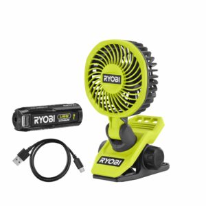 Ventilateur à pince 4V USB Lithium (1x 2,0 Ah)