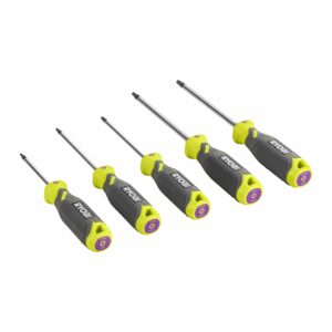 Jeu de tournevis magnétiques Torx de 5 pièces