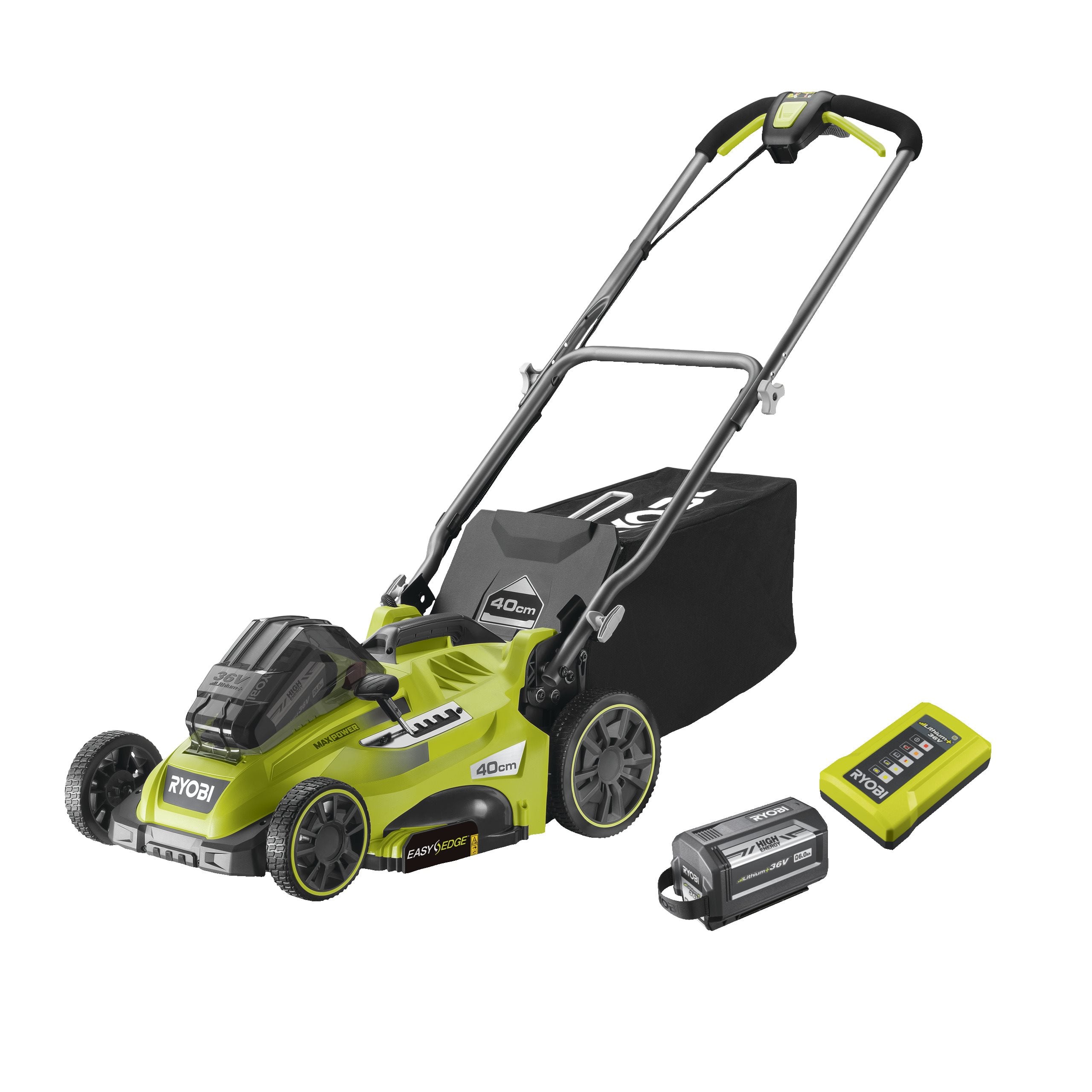 Tondeuse tractée à la demande POWER ASSIST™ 36V MAX POWER - 40 cm (1 x 6,0 Ah High Energy™)