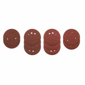 Assortiment 10 abrasifs diam. 125 mm auto-agrippants pour ponceuses excentriques