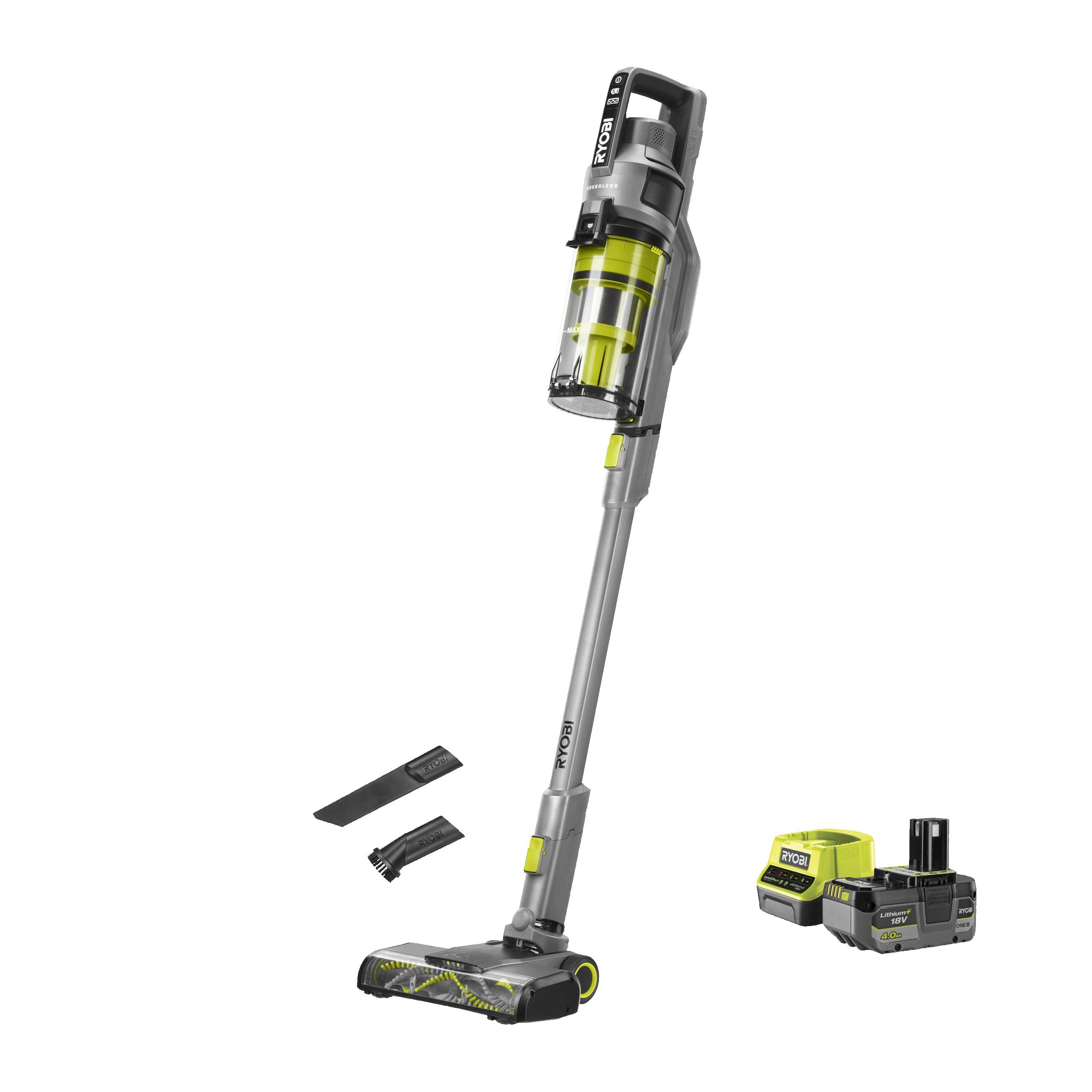 Aspirateur balai 18V ONE+™ brushless (1x4.0Ah)