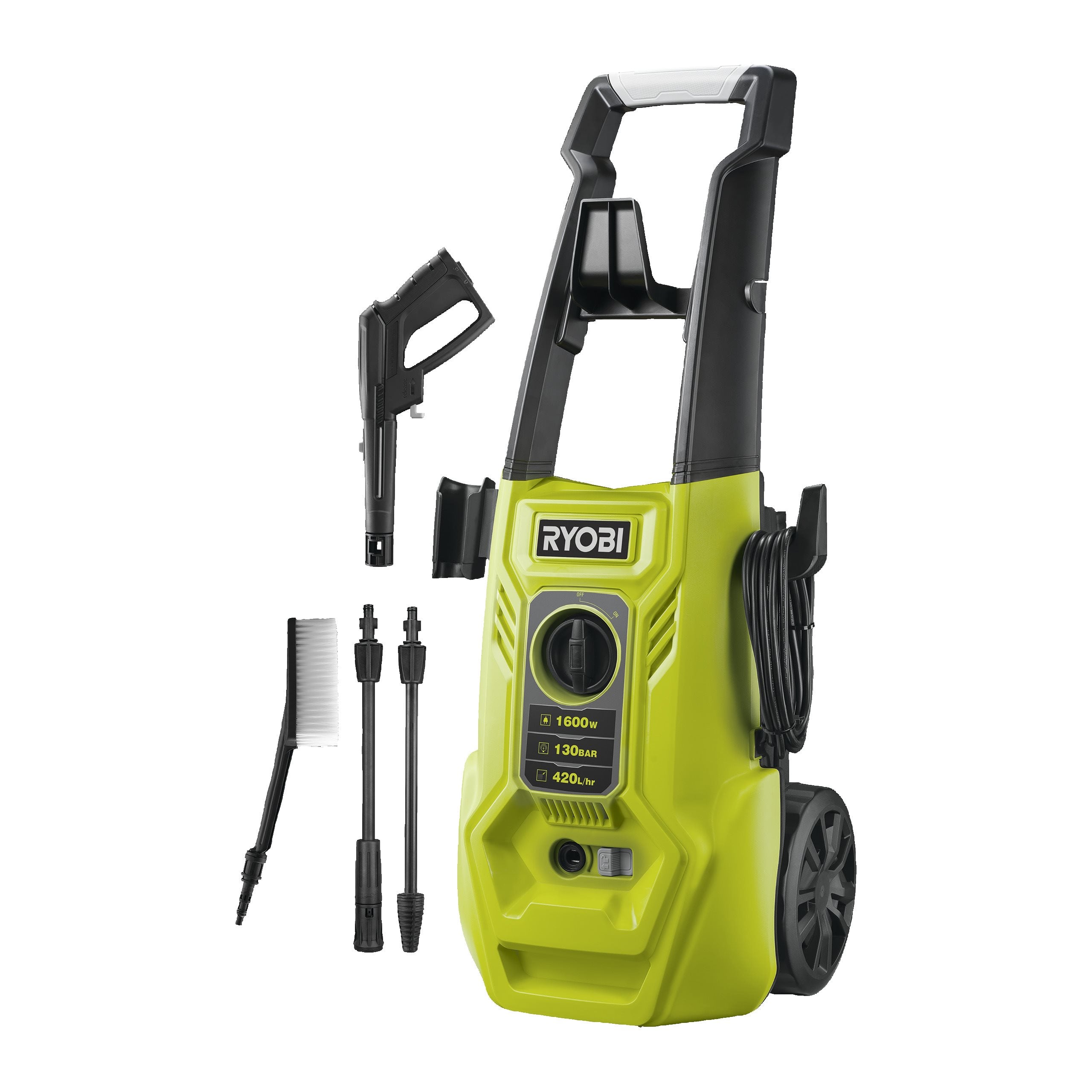 Nettoyeur haute pression électrique 1600 W - 130 bars