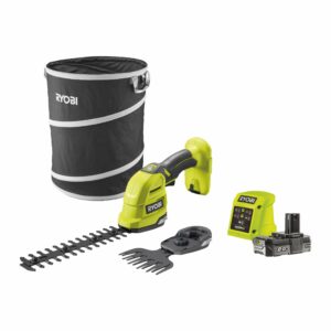 Cisaille / Sculpteur de végétaux 18V ONE+™ avec chargeur et batterie 2,0 Ah - Sac pop-up collecteur de végétaux inclus