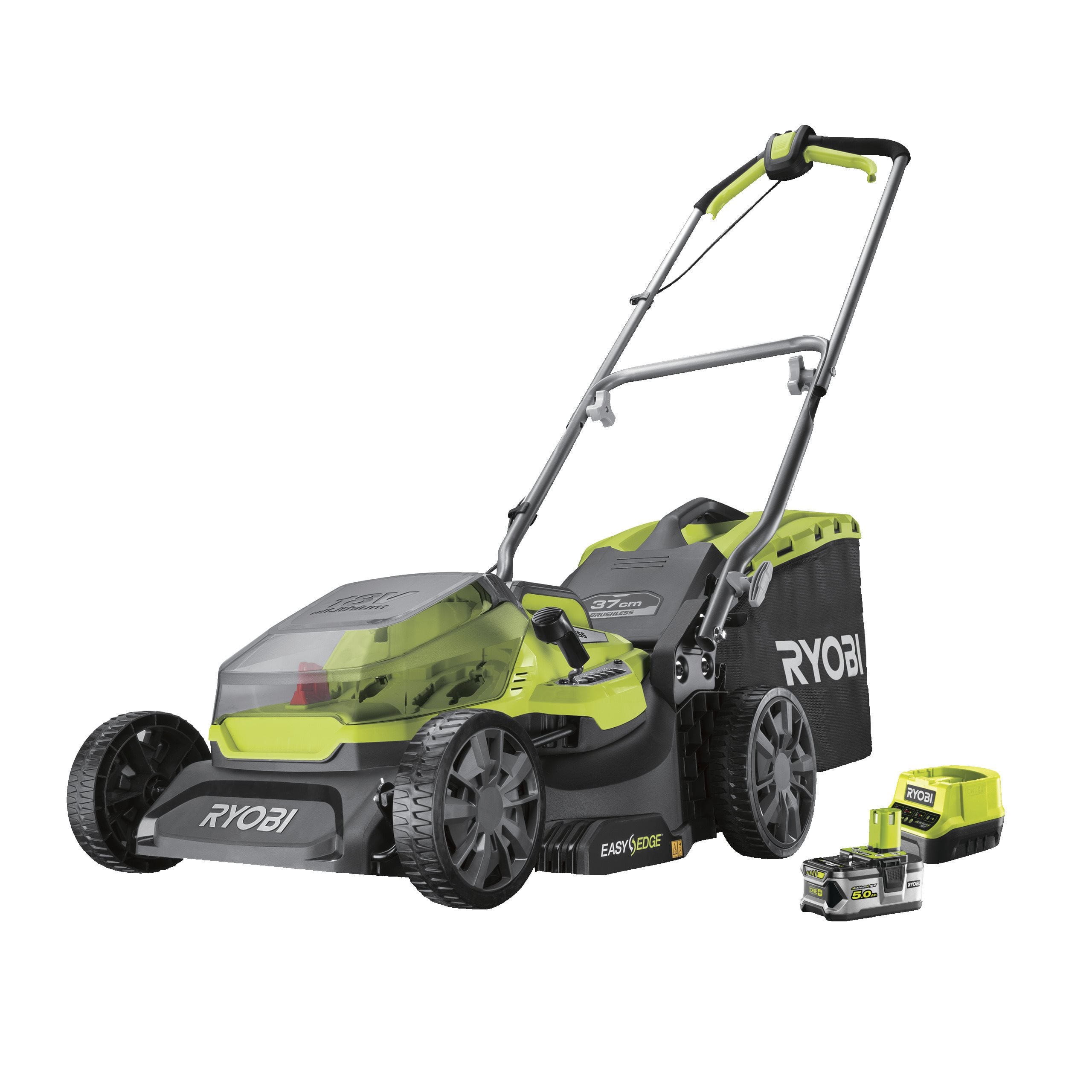 Tondeuse poussée Brushless 18V ONE+™ - 37 cm (1 x 5,0 Ah)