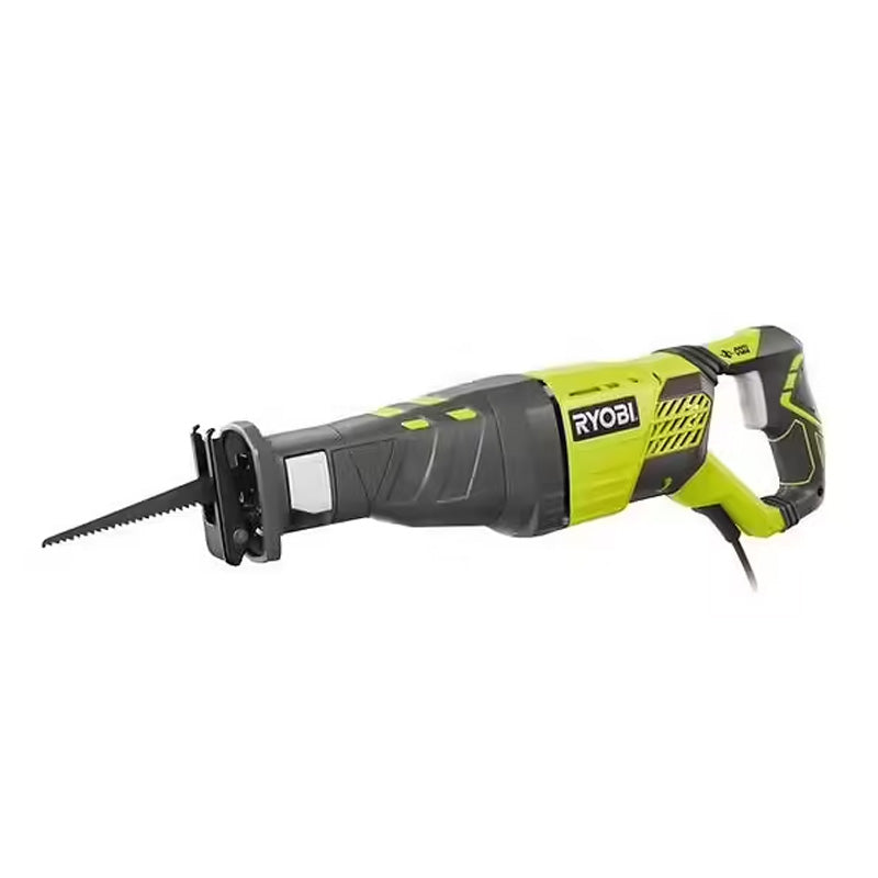 Scie sabre RYOBI RRS1200-K 1200W 3000 cp/min en coffret avec 2 lames et 1 clé hexagonale