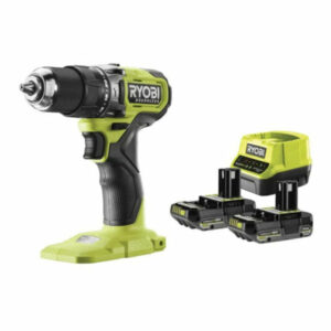 Perceuse-visseuse à percussion RYOBI RPD18BL-2C20S Brushless 18V ONE+ avec 2x2Ah et chargeur