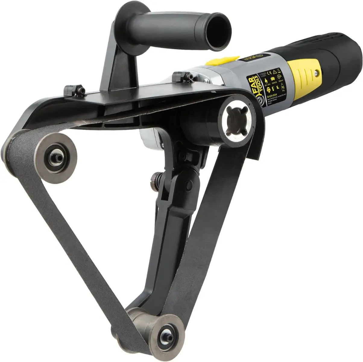 TBS 1300 Ponçeuse pour tube FARTOOLS Puissance 1300 W, Longueur de l'abrasif 760 MM, Largeur de l'abrasif 20/40 MM, Vitesse d'avance 18-53 M/S, Revètement bi-matière,