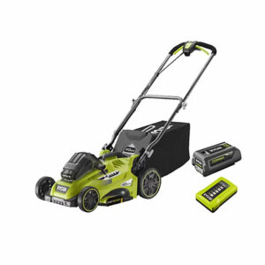 Tondeuse RYOBI RLM36X41H50PG 36V Power Assist™ Ø40cm avec 1x5Ah et chargeur 1,7A