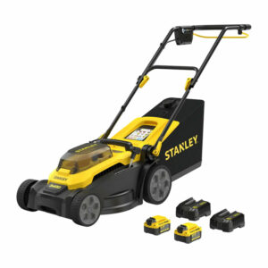 Tondeuse poussée 37 cm BRUSHLESS 18V - 2 x 4 Ah V20 - STANLEY POWERTOOLS - SCMWP3701M2-QW