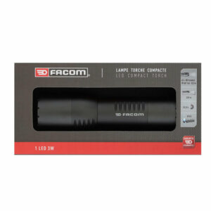 Lampe Torche Compacte - FACOM - 1 Led 3W - 5 Modes d'Éclairages  - 79.CBTPB