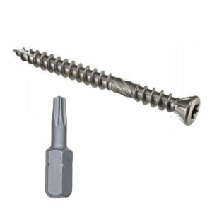 Boite de vis pour terrasse - NORFIX - INOX A2 Tête Torx Fraisée diamètre 5mm