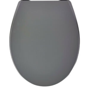 Abattant wc versagrit fast clip frein de chute declip gris mtk