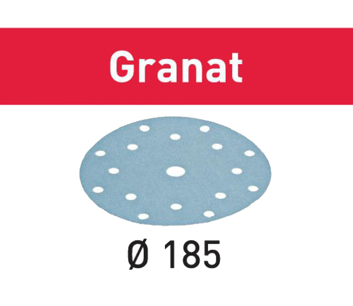 Abrasif STF D185/16 P400 GR/100 GRANAT FESTOOL 497191