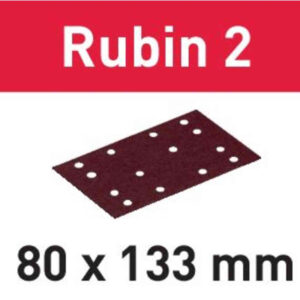 Abrasifs RUBIN 2 STF 80 x 133 mm P180 RU2/50 FESTOOL 499053
