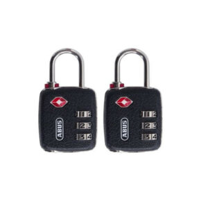 2 Cadenas Combinaison 146-30mm TSA Noir Blister
