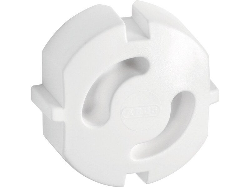 Lot de 6 caches-prises, ABUS, blanc