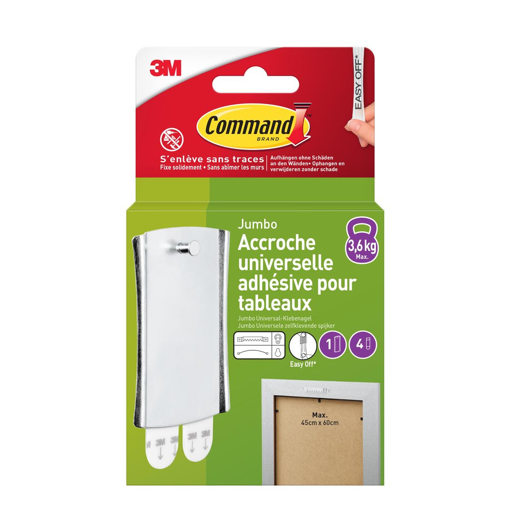 accroche cadre avec tete clou metal moyen modele