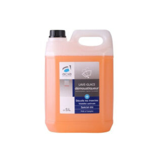 Lave-glace été, démoustiqueur, orange, parfum mangue, ACIA, 5 litres