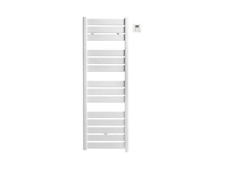 Sèche-serviettes électrique 750W, H.147.7 x l.50 cm Madras blanc