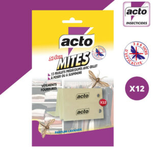 Feuillets mites textiles