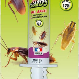 Seringue gel appât cafard, agit en 24 h par ingestion, traite 150 m²