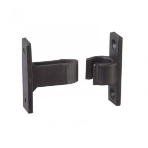 Arrêt à pince composite plastifié, H.50 x L.50 x P.20 mm
