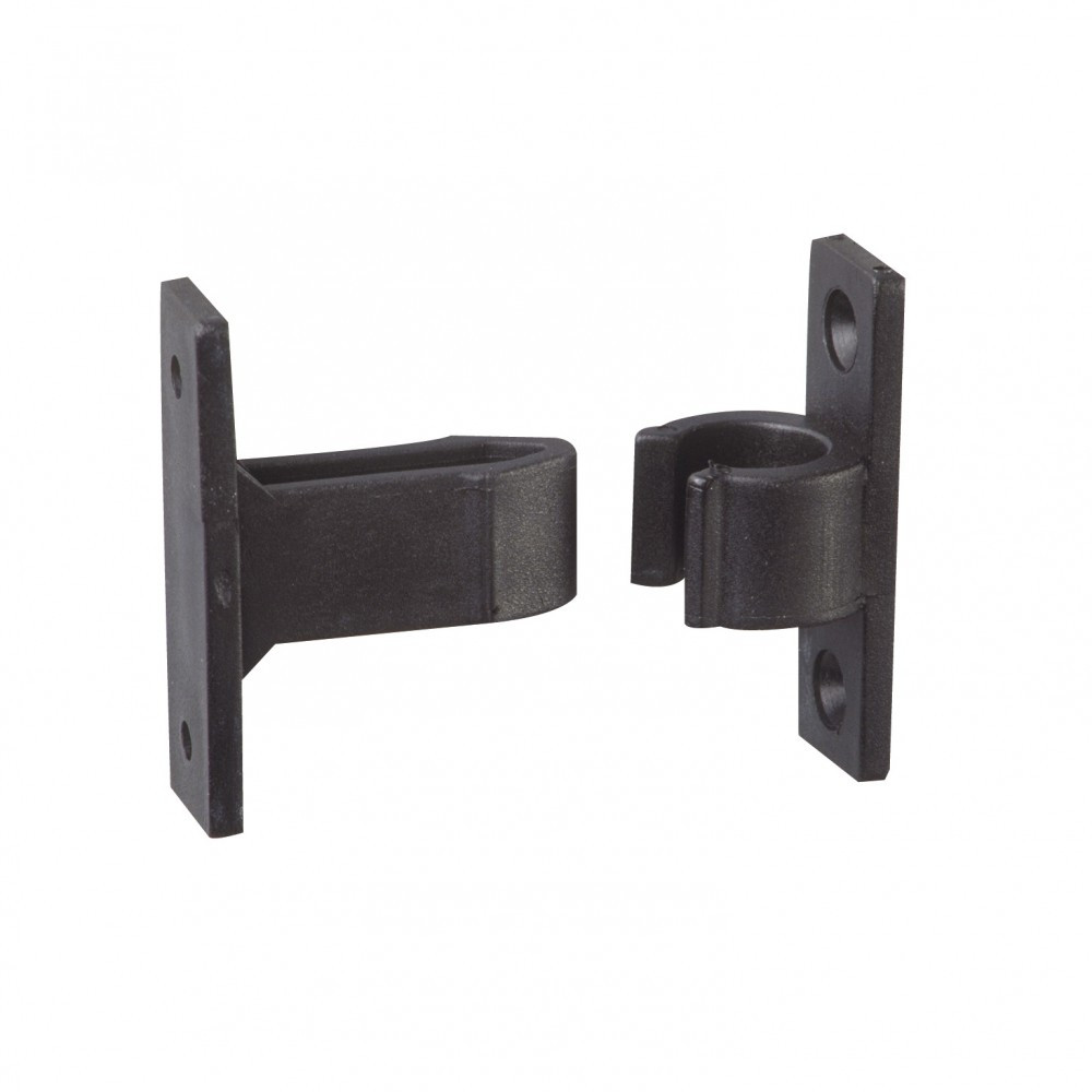 Arrêt à pince composite plastifié, H.50 x L.50 x P.20 mm