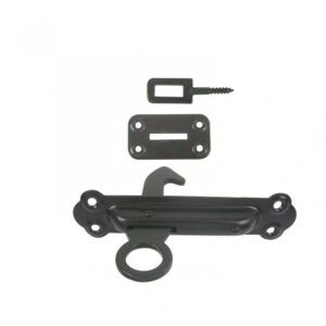 Arrêt à ressort acier prépeint, H.150 x L.50 x P.126.5 mm