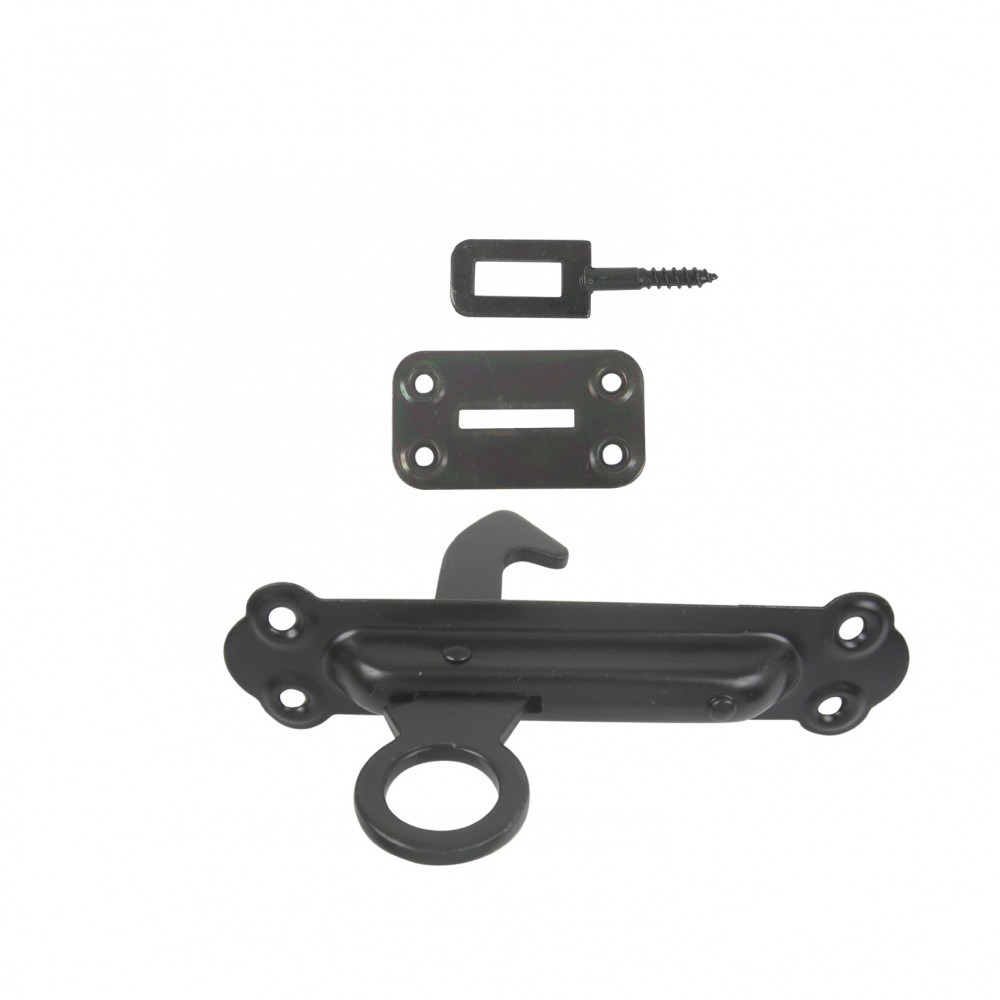 Arrêt à ressort acier prépeint, H.150 x L.50 x P.126.5 mm