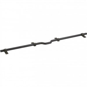 Barre de sécurité en acier zingué pour volets, L.98 cm