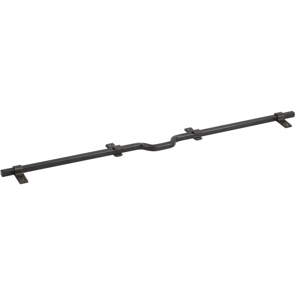 Barre de sécurité en acier zingué pour volets, L.98 cm