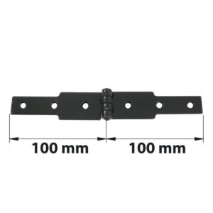 Charnière à congé acier pour volets battants, L.30 x l.100 mm
