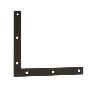 Equerre découpée acier prépeint, H.250 x L.250 x P.4 mm