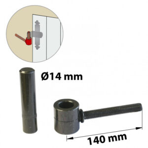 Gond chimique acier prépeint, H.80x Diam.14 mm