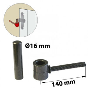 Gond chimique acier prépeint, H.80x Diam.16 mm