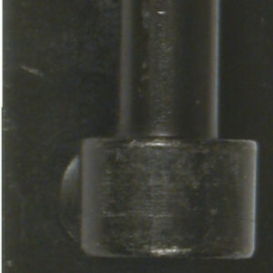 Gond sur platine acier prépeint, H.120x Diam.16 mm