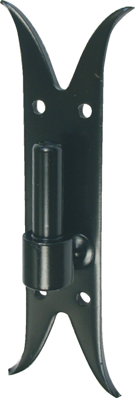 Gond sur platine acier prépeint, H.220x Diam.14 mm