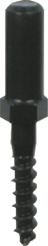 Goujon acier prépeint, H.65 x L.10 x P.10 mm