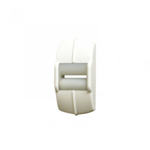 Guide sangle acier laqué, H.45 x L.22 x P.10 mm