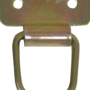 Lot de 2 anneaux de tirage acier zingué, H.60 x L.40 x P.12 mm