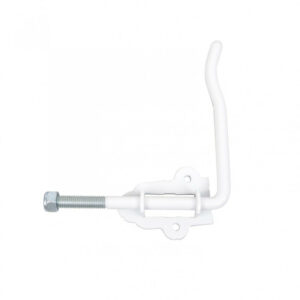 Lot de 2 arrêts à poignée acier époxy, H.40 x P.210 mm