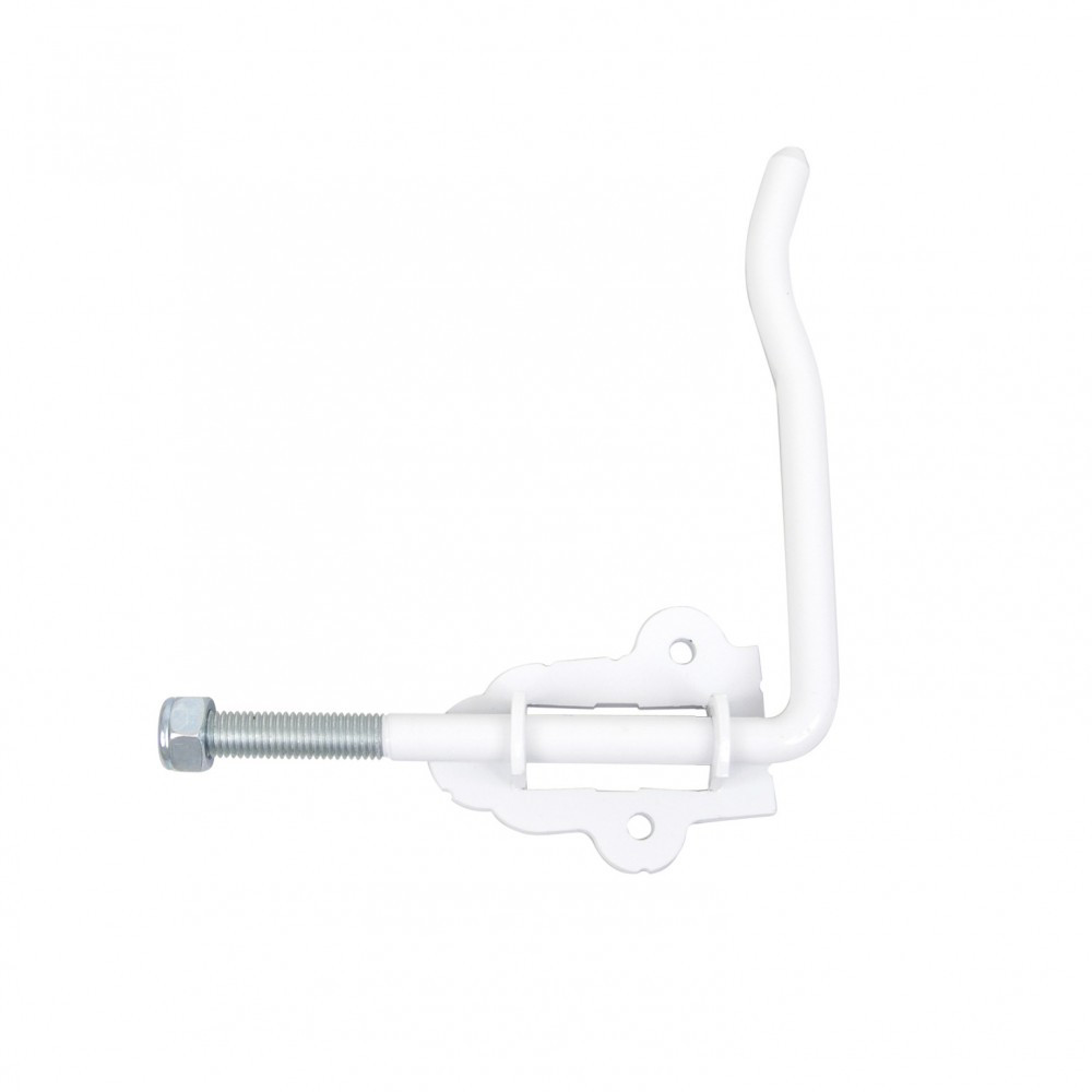 Lot de 2 arrêts à poignée acier époxy, H.40 x P.210 mm