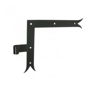 Paire d'équerres acier prépeint, H.250 x L.300 x P.21 mm