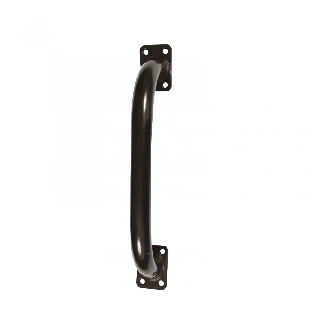 Poignée de tirage acier prépeint, H.180 x L.35 x P.64 mm