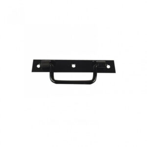 Poignée sur platine acier prépeint, H.50 x L.140 x P.15 mm