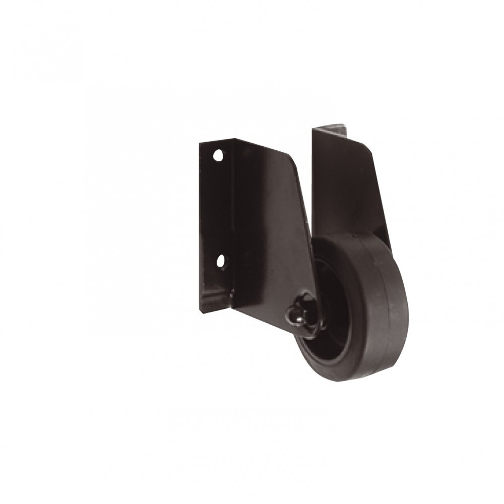 Roulette support de portail acier prépeint, H.100 x L.30 x P.90 mm