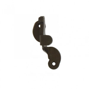 Support d'espagnolette acier prépeint, H.90 x L.50 x P.35 mm